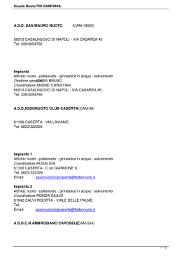 Scuole Nuoto FIN CAMPANIA