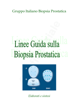 Linee guida sulla biopsia prostatica - Urologia