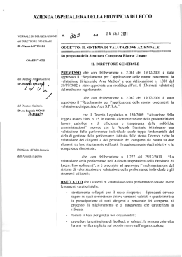 Sistema di Valutazione aziendale