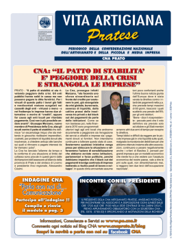 Vita Artigiana &ndash; Anno XVI &ndash; Settembre 2010