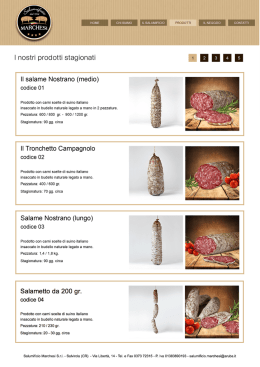 scarica listino - Home - Salumificio Marchesi Salvirola