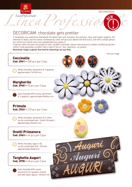 DECORICAM: chocolate gets prettier