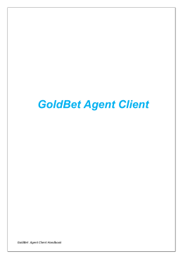 GoldBet Agent Client