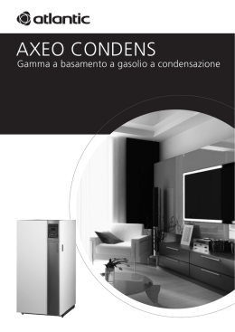 Scheda Tecnica Axeo Condens