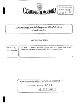 eîerz`aziane del esponsaile dell `Area