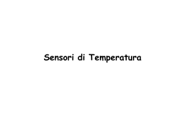 Sensori di Temperatura