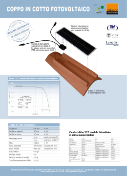 COPPO IN COTTO FOTOVOLTAICQ
