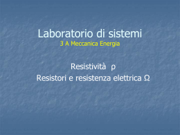 resistività elettrica