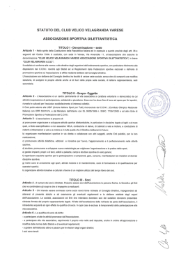 statuto del club velico velagran da varese associazione sportiva