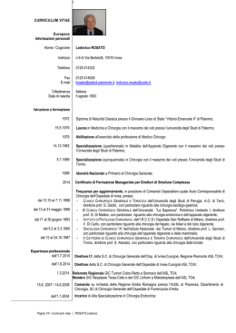 Curriculum vitae