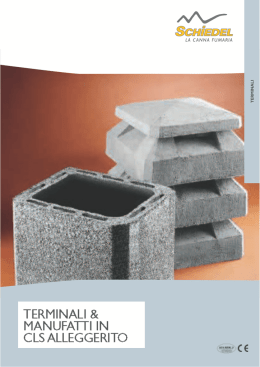 TERMINALI & MANUFATTI IN CLS ALLEGGERITO