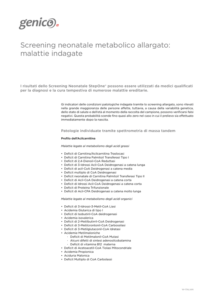 carenza di acil coa deidrogenasi a catena molto lunga carenza di acil coa deidrogenasi a catena molto lunga