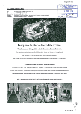 visita castello Cison di Valmarino