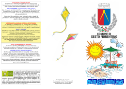 Volantino centri estivi 2015