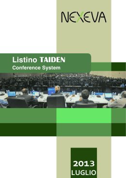 Sistemi conference digitali HCS-4100