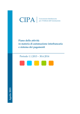 CONVENZIONE INTERBANCARIA