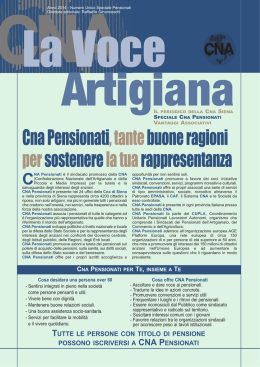 Scarica il giornalino con la sintesi degli sconti