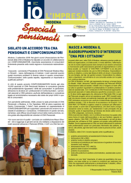 Io L`Impresa - CNA Emilia Romagna