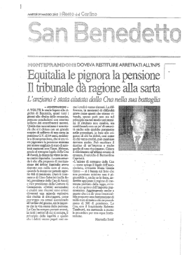 L`anziano &egrave; non aiaioia niniia Con nella sua