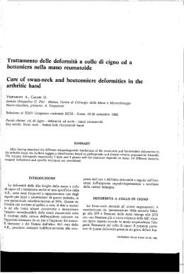 Trattamento delle deformit&agrave; a collo di cigno ed a