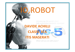 achillli 3ea presentazione IO,ROBOT