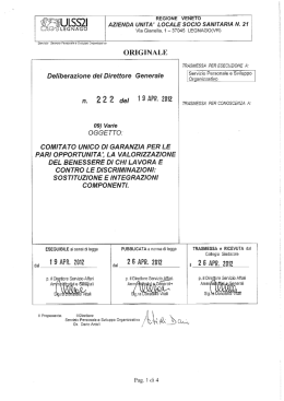 n.222 - Home Page Azienda ULSS 21