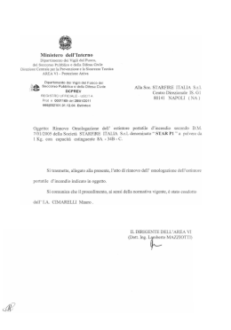 Rinnovo omologazione estintore portatile