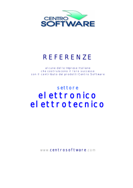 elettronico elettrotecnico - Software Brescia Progres Informatica