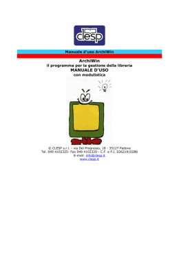 manuale Archiwin
