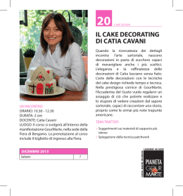 IL CAKE DECORATING DI CATIA CAVANI