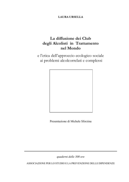 La diffusione dei Club degli Alcolisti in Trattamento