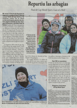 Il Club da skis Ruschein ha organisau la sonda al Crap S. Gion las
