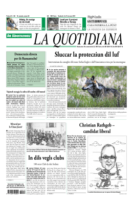 La Quotidiana, 21.3.2014