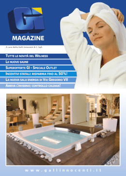 maGaZine - Galli Innocenti & C. spa