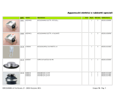 Apparecchi elettrici e rubinetti speciali