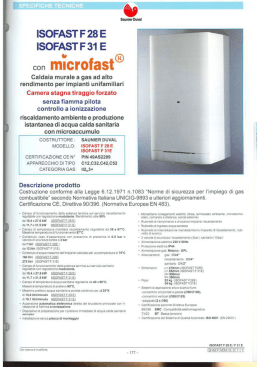 ISOFAST F 28 E ISOFAST F 31 E