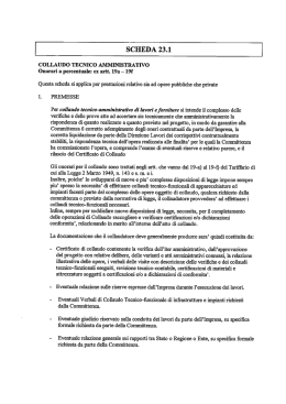 SCHEDA 23.1 - Ordine degli Architetti della Provincia di Verona