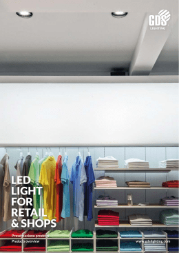 LED LIGHT FOR RETAIL & SHOPS
