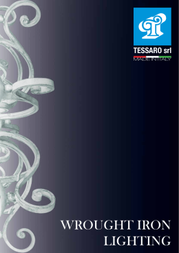 WROuGHT IRON LIGHTING - Emozioni Italiane Srl