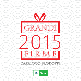 Scarica il catalogo e scegli il tuo regalo