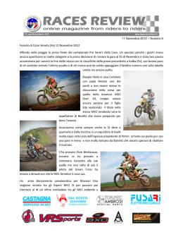 Foresto di Cona Veneta (Ve) 11 N ovem bre 2012 Affonda nella