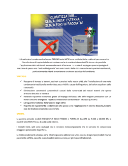 scheda tecnica - CSG Impianti