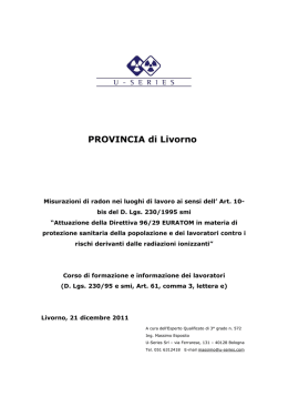 manuale livorno - Provincia di Livorno