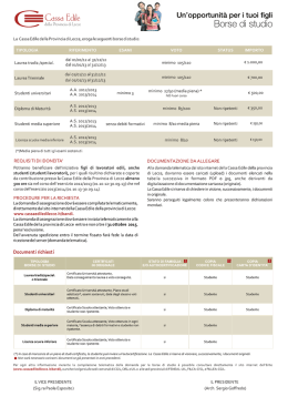 scarica regolamento - Cassa Edile di Lecce