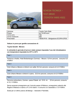 Test drive Yaris Hybrid