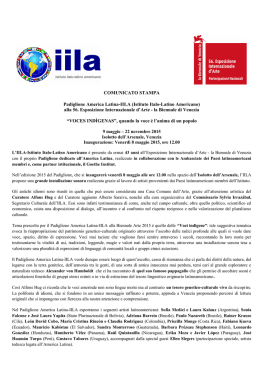 Press Release (Italiano)