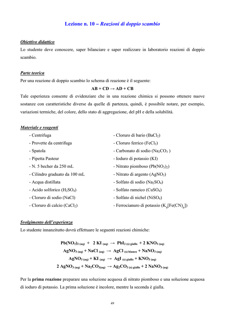Quaderno Di Esperienze Nel Laboratorio Di Chimica Pdf