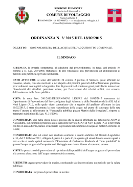 Ordinanza n. 02_2015 - Acqua non potabile