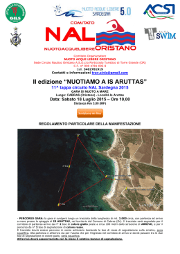 2° Nuotiamo a Is Aruttas