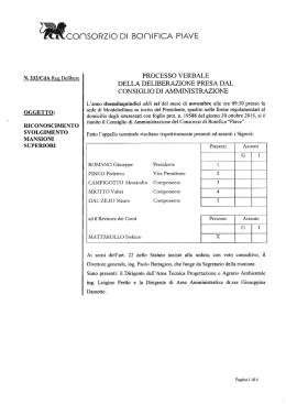 Testo - Consorzio di Bonifica Piave